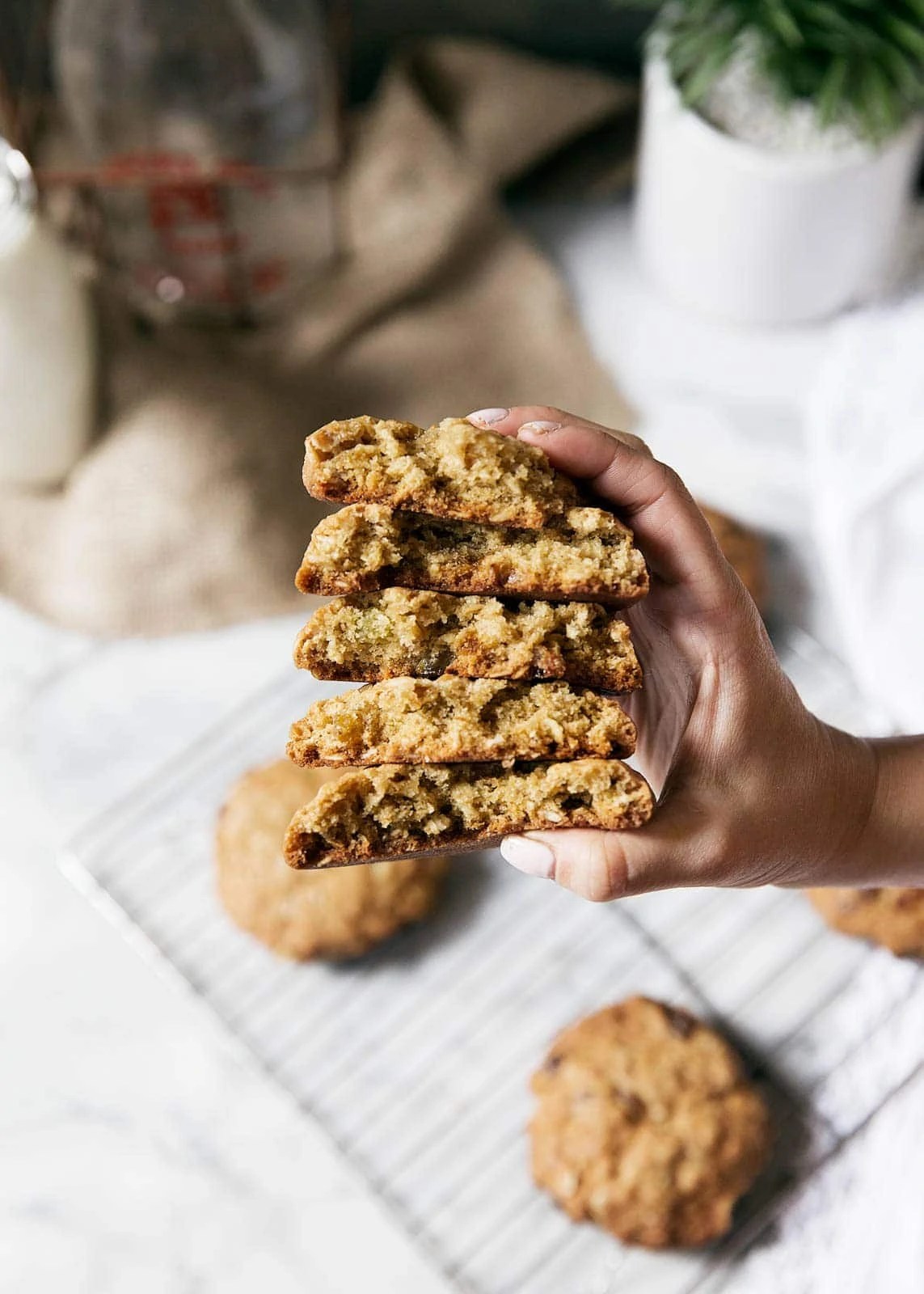 Golden Raisin Cardamom Oatmeal Cookies Broma Bakery