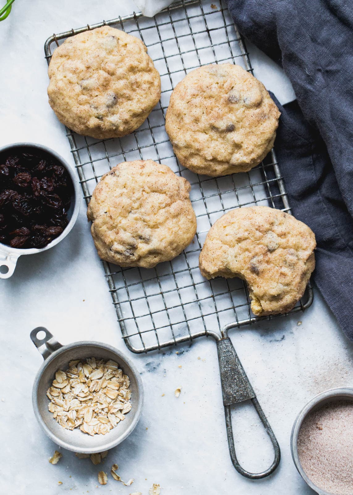 Oatmeal Raisin Snickerdoodle Cookies Broma Bakery