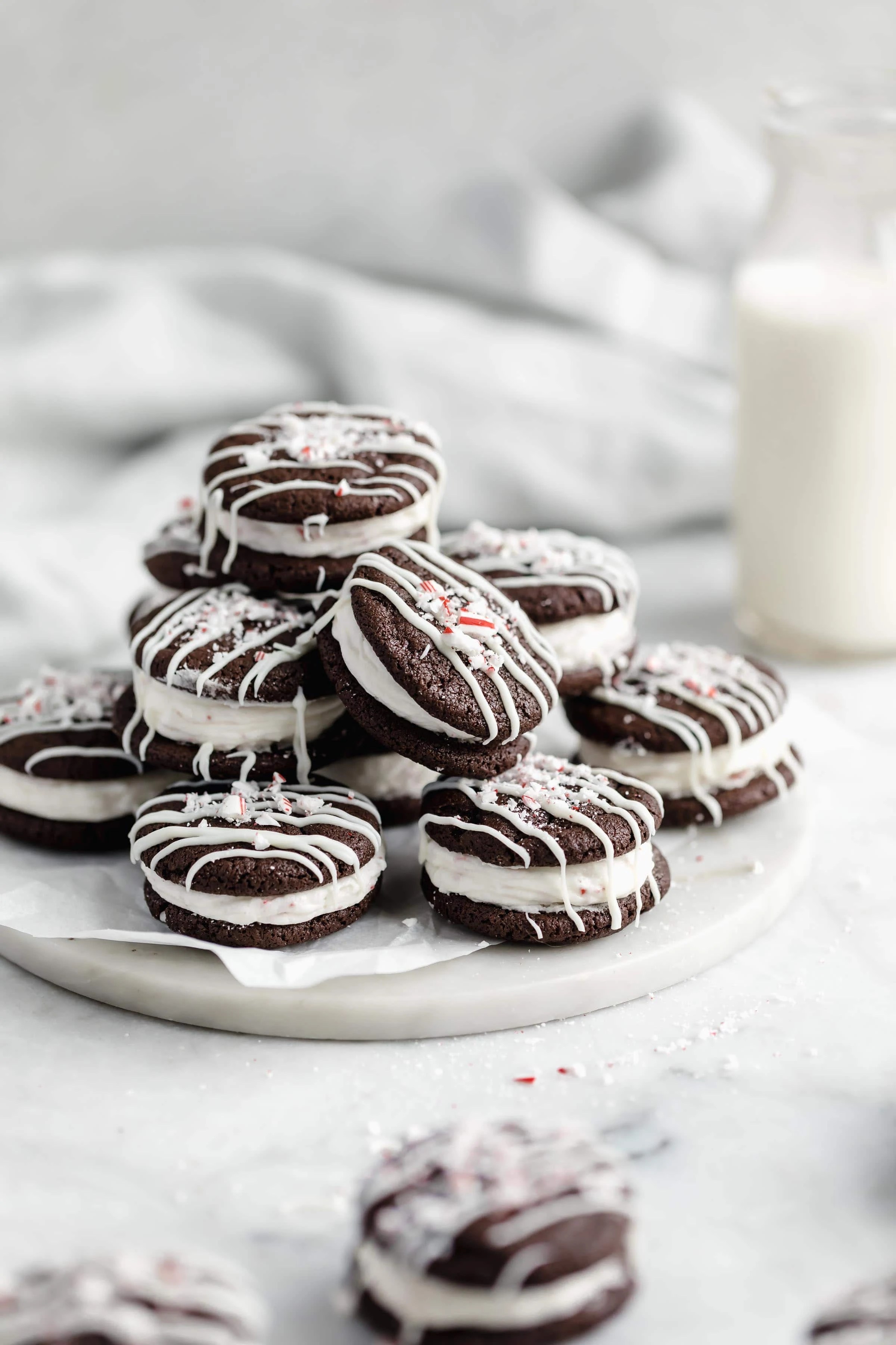 Chocolate Peppermint Sandwich Cookies Broma Bakery