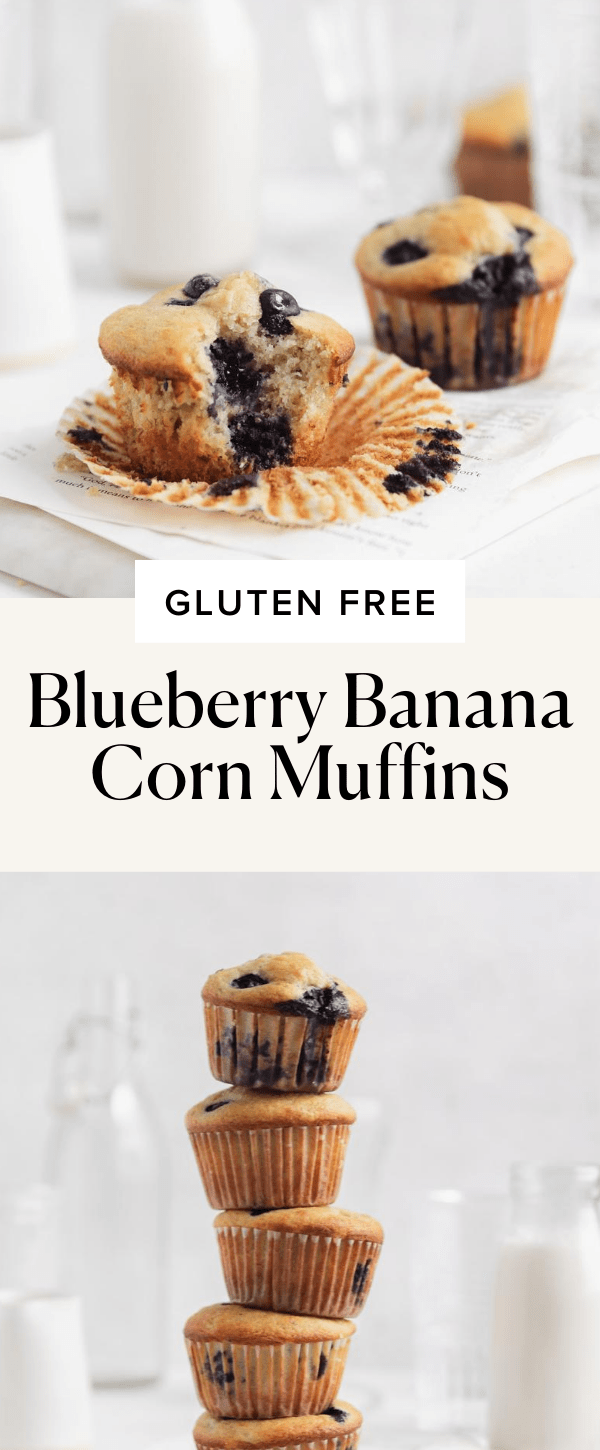 Blueberry Banana Cornbread Muffins Broma Bakery