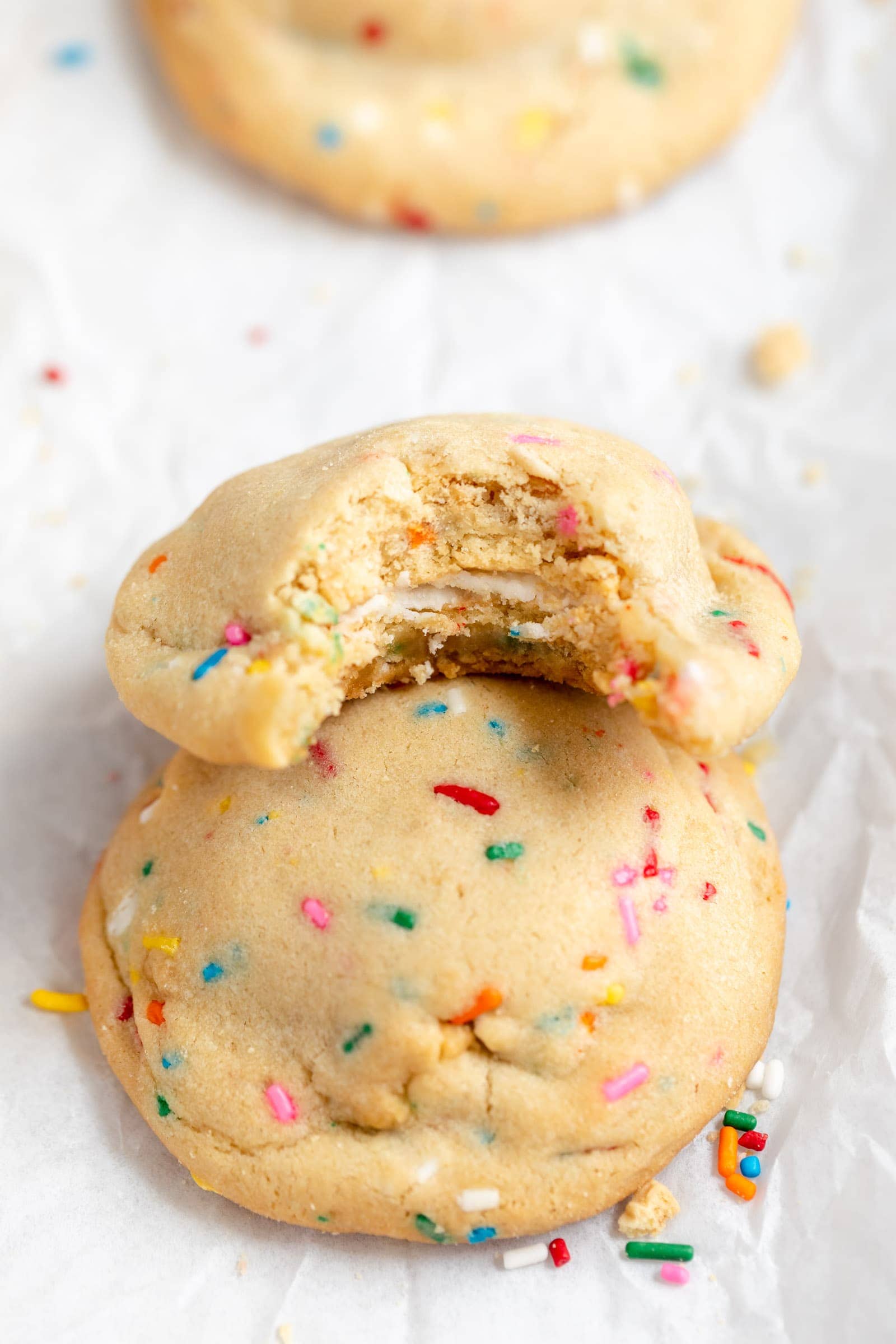 Oreo Stuffed Funfetti Cookies Broma Bakery