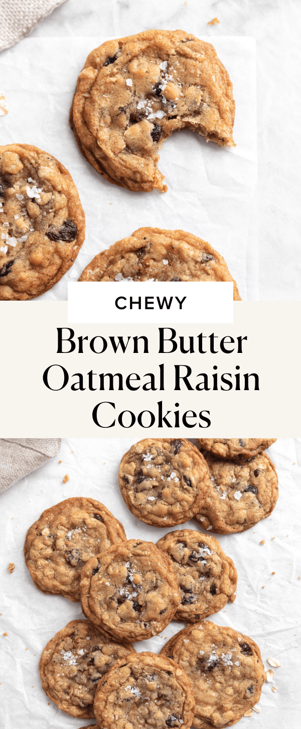 Brown Butter Oatmeal Raisin Cookies Broma Bakery