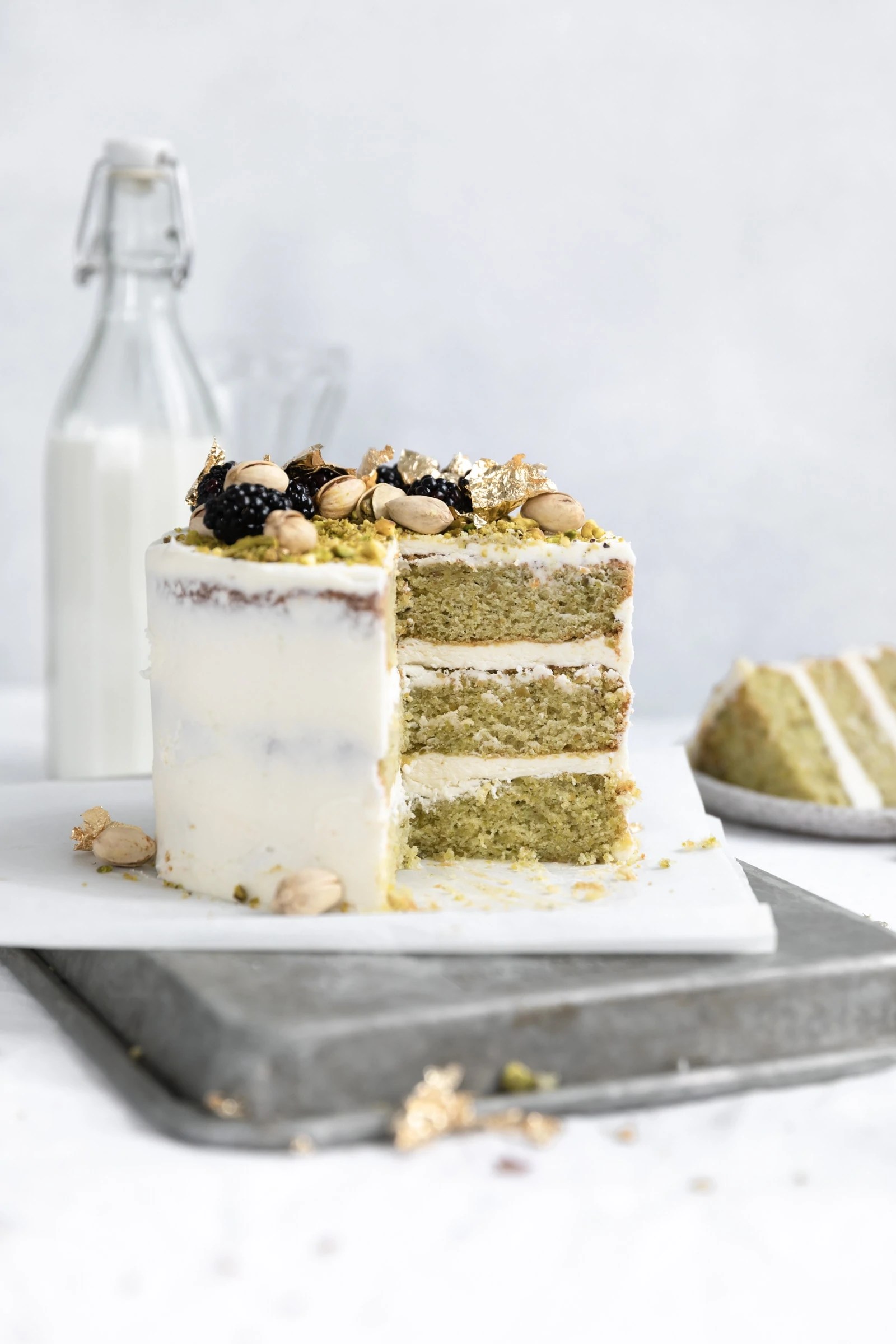 Pistachio Cake Broma Bakery