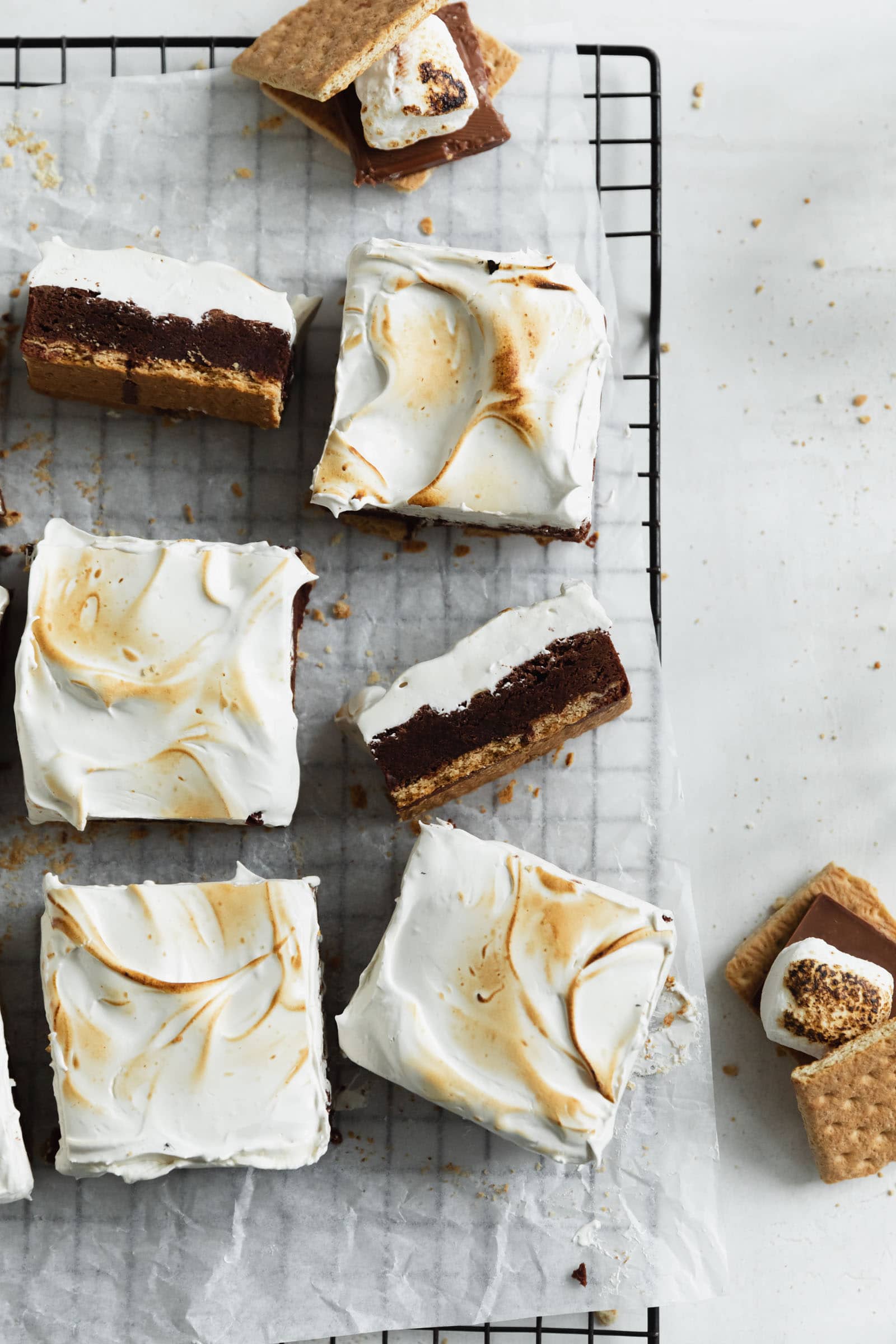 S'mores Brownies Broma Bakery