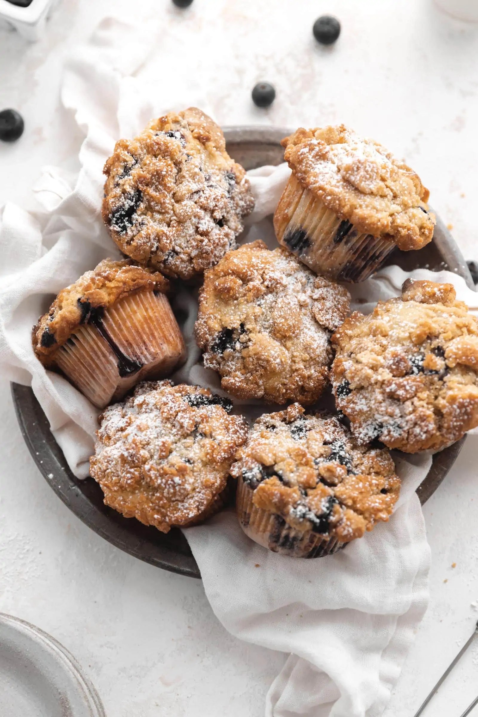 Blueberry Streusel Muffins Broma Bakery