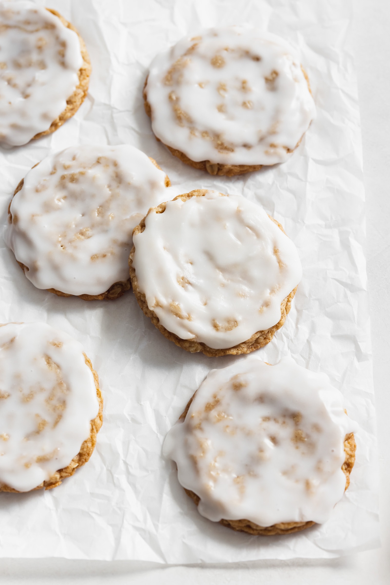 Brown Butter Iced Oatmeal Cookies Broma Bakery