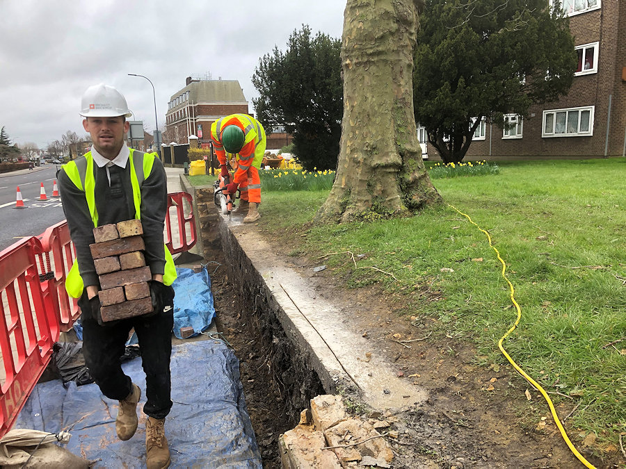 Retaining Wall Lewisham Bromley Brickwork