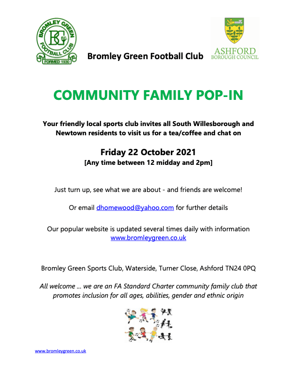 Tuesday 19 October 2021 Bromley Green Football Club