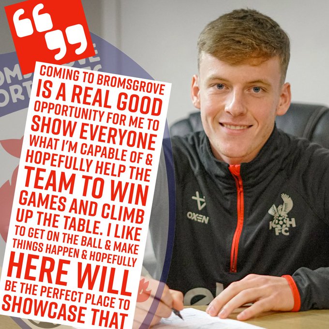 New Arrivals Happy! Bromsgrove Sporting F.C.