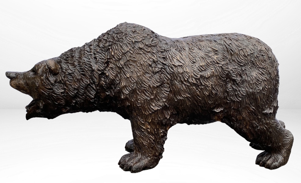 Bronze Life Size Bear Statue (Introduction 2001 Price)