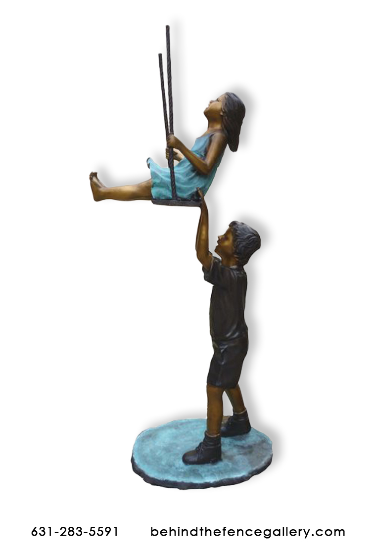 Boy & Girl on Swing Boy & Girl on Swing [D2390K] 8,999.99 Bronze