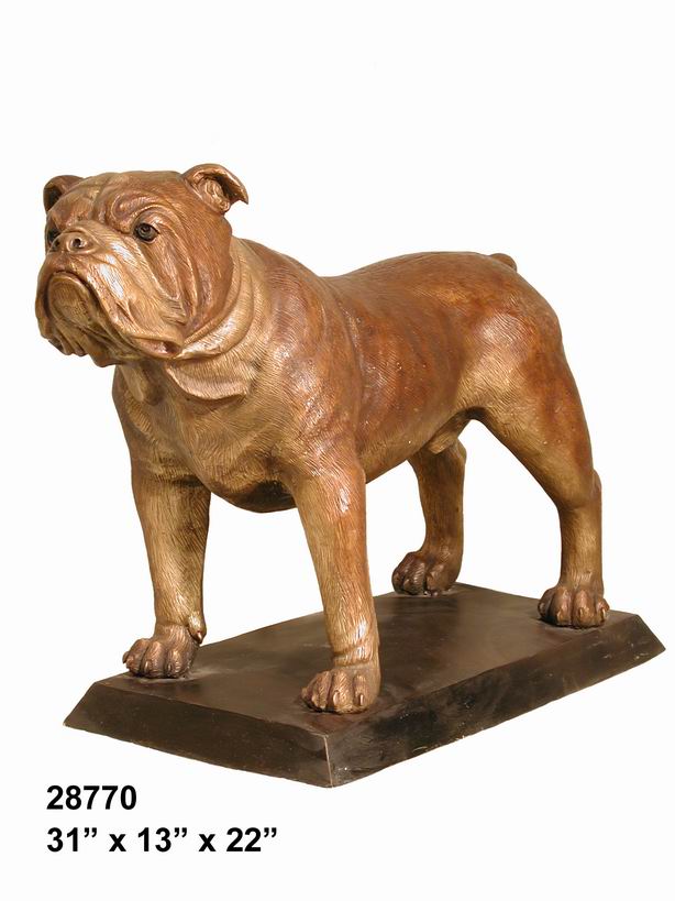 Bronze Dog Statues Sculptures