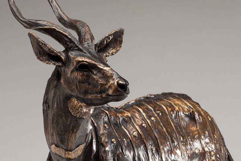 Bronze African wildlife hunting sculptures Bronze Africa by John Tolmay