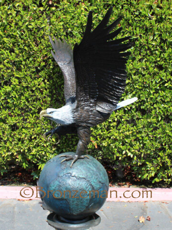 Bronze Eagle Statues Huge Selection Bronzeman