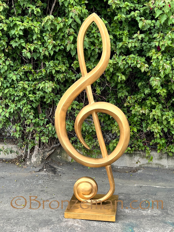 Treble Clef Bronzeman