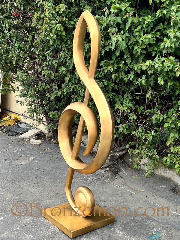 Treble Clef Bronzeman