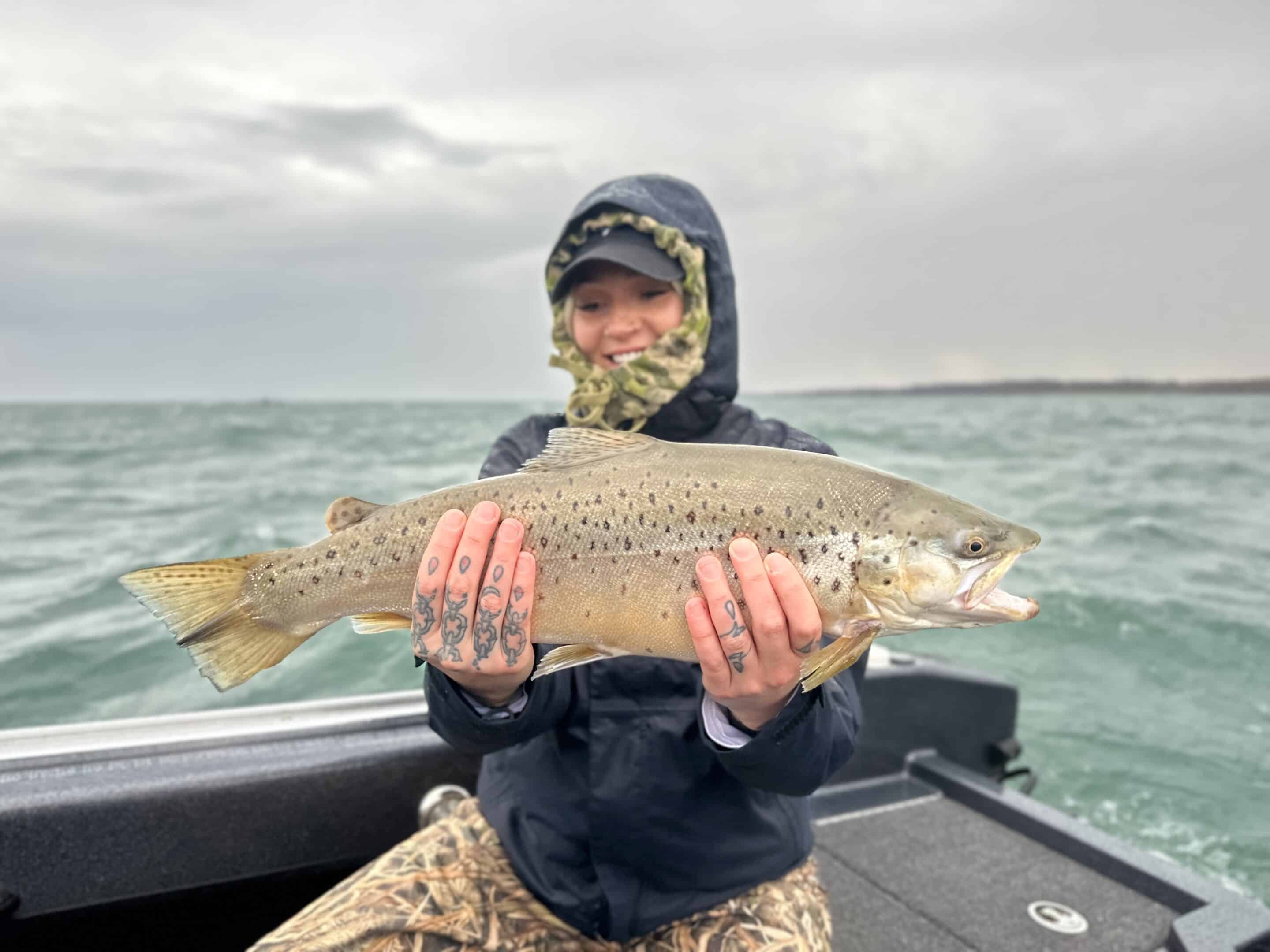 Lake Ontario Brown Trout Fishing Charters Brookdog Fishing Co.