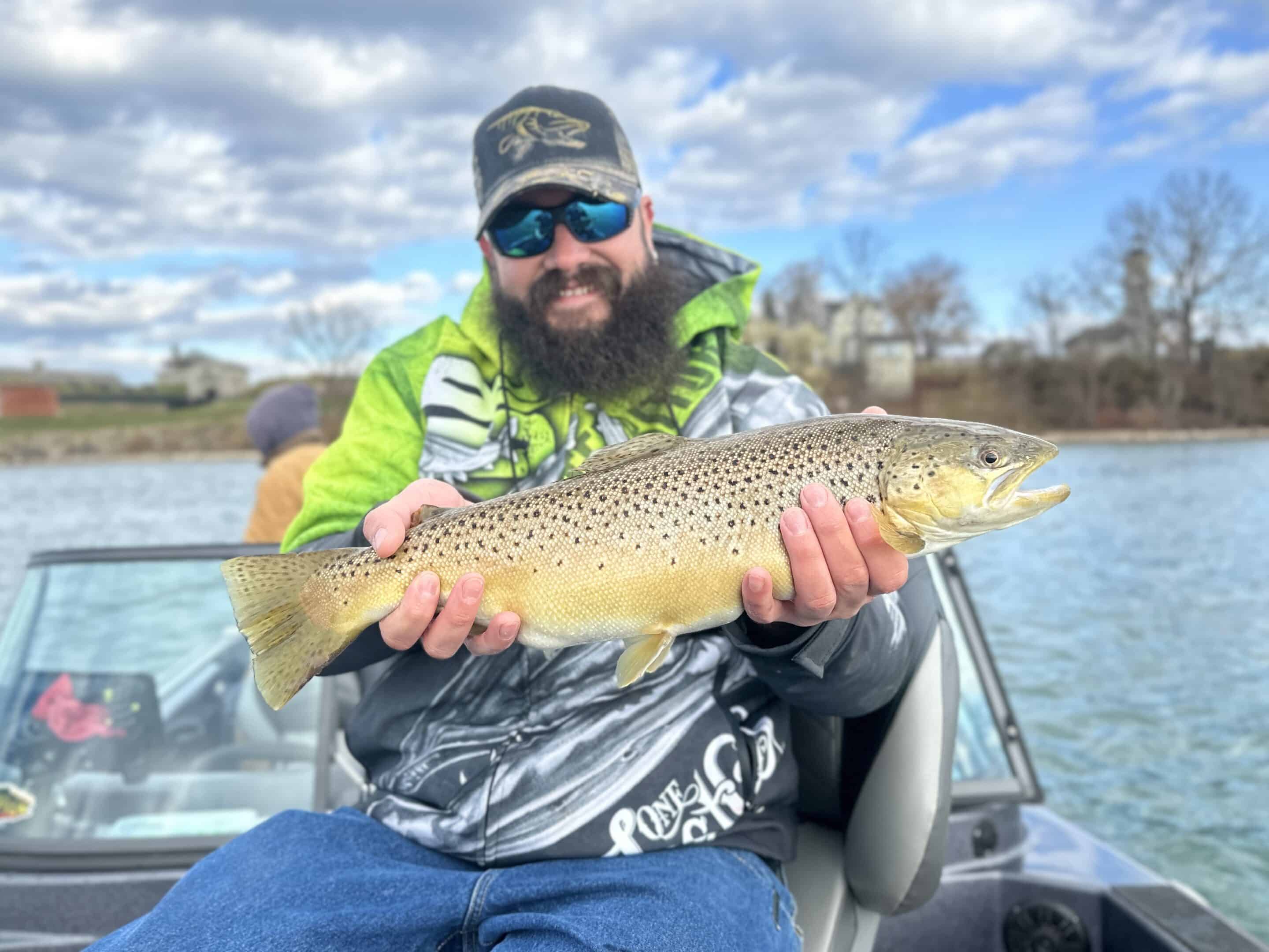 Lake Ontario Brown Trout Fishing Charters Brookdog Fishing Co.