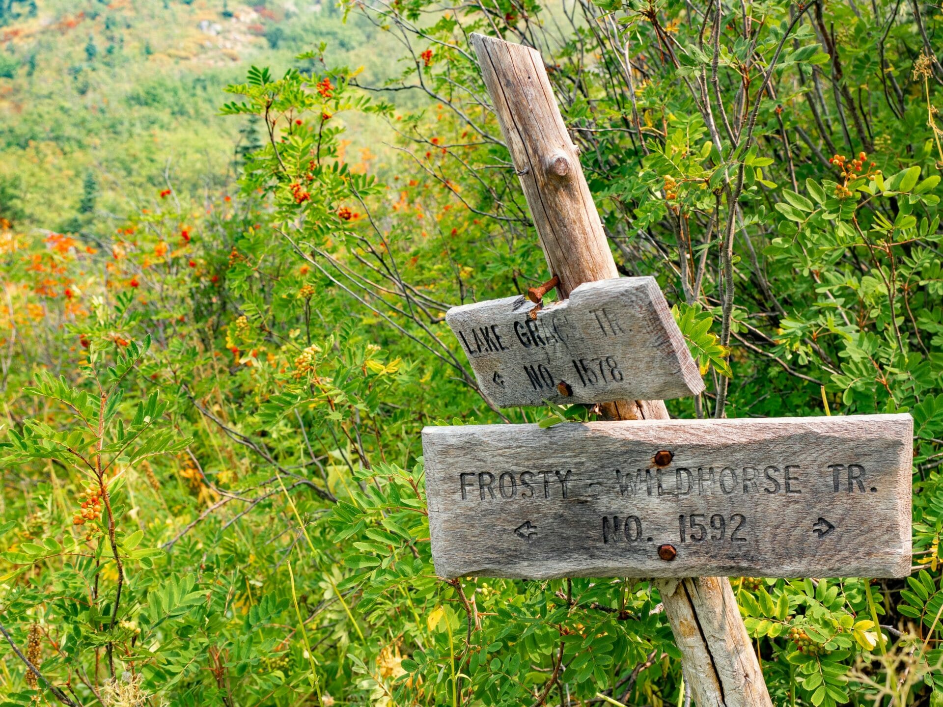 hiking autumn Alpine Lakes Wilderness