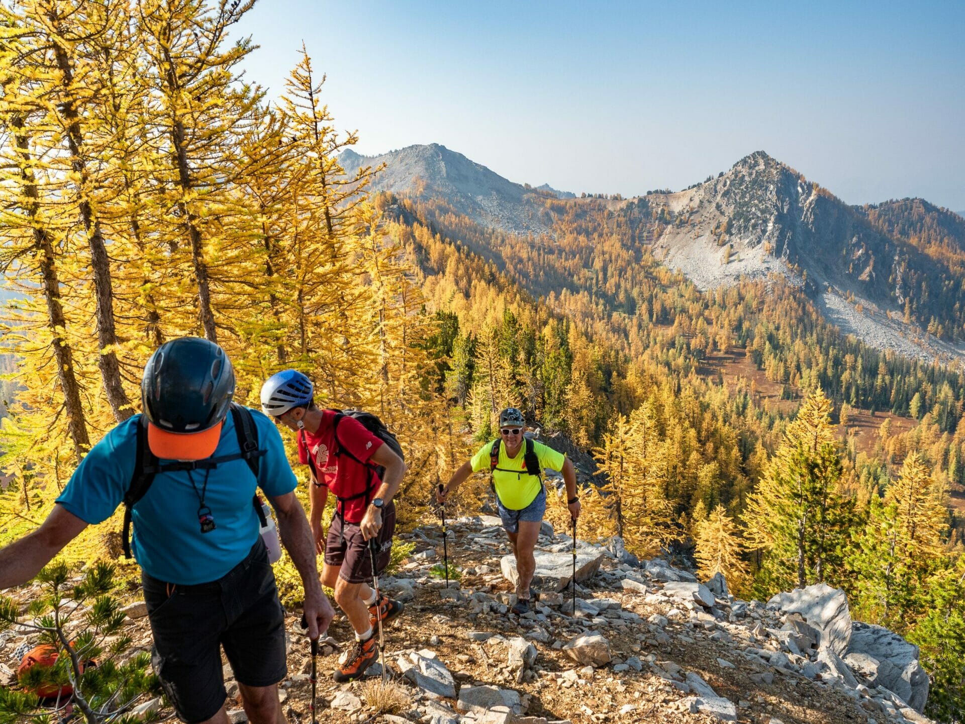 Lake Chelan Summit Trail hike golden larch Stehekin