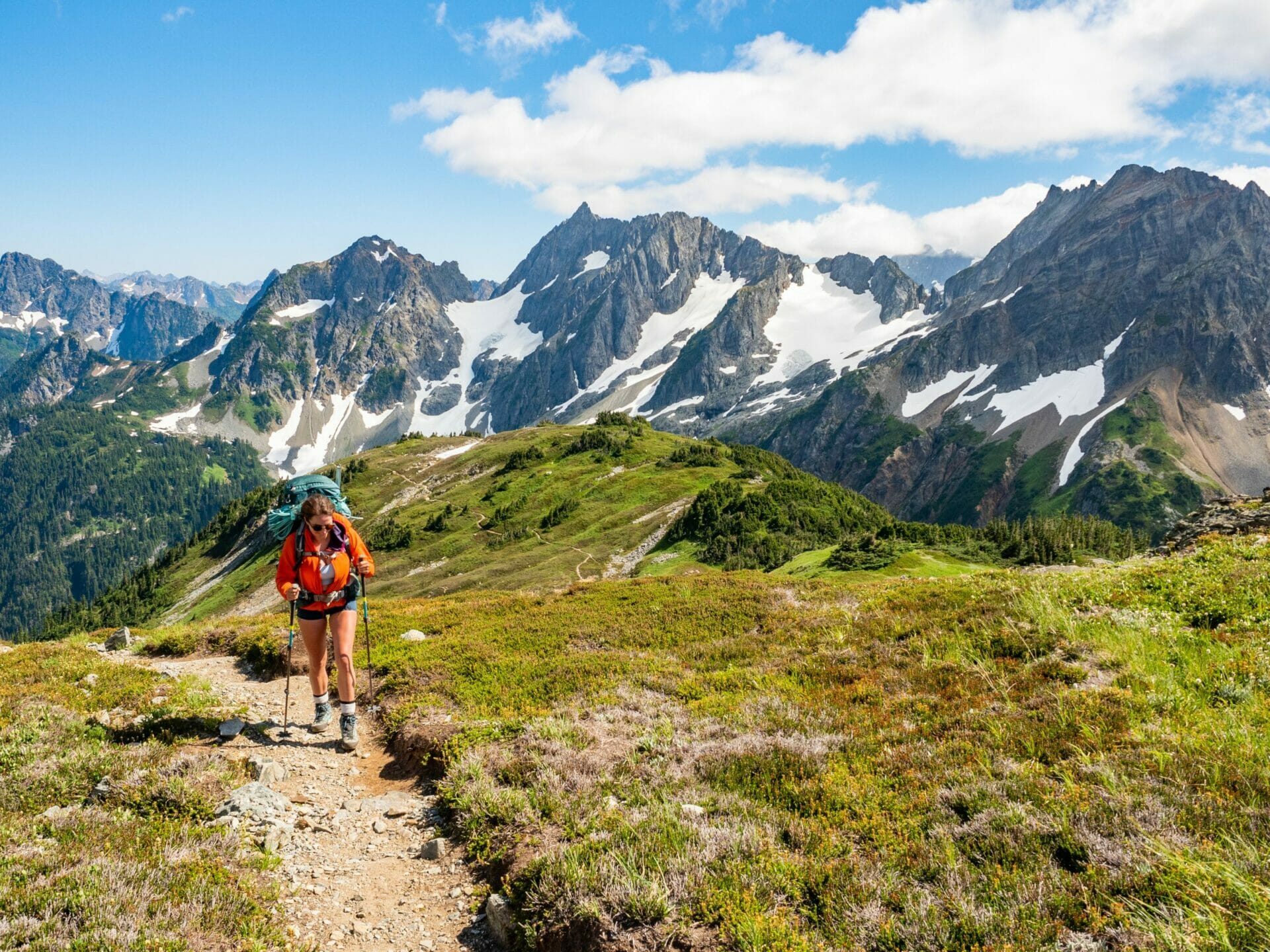 Sahale Arm Buckner Boston Basin North Cascades National Park hike climb