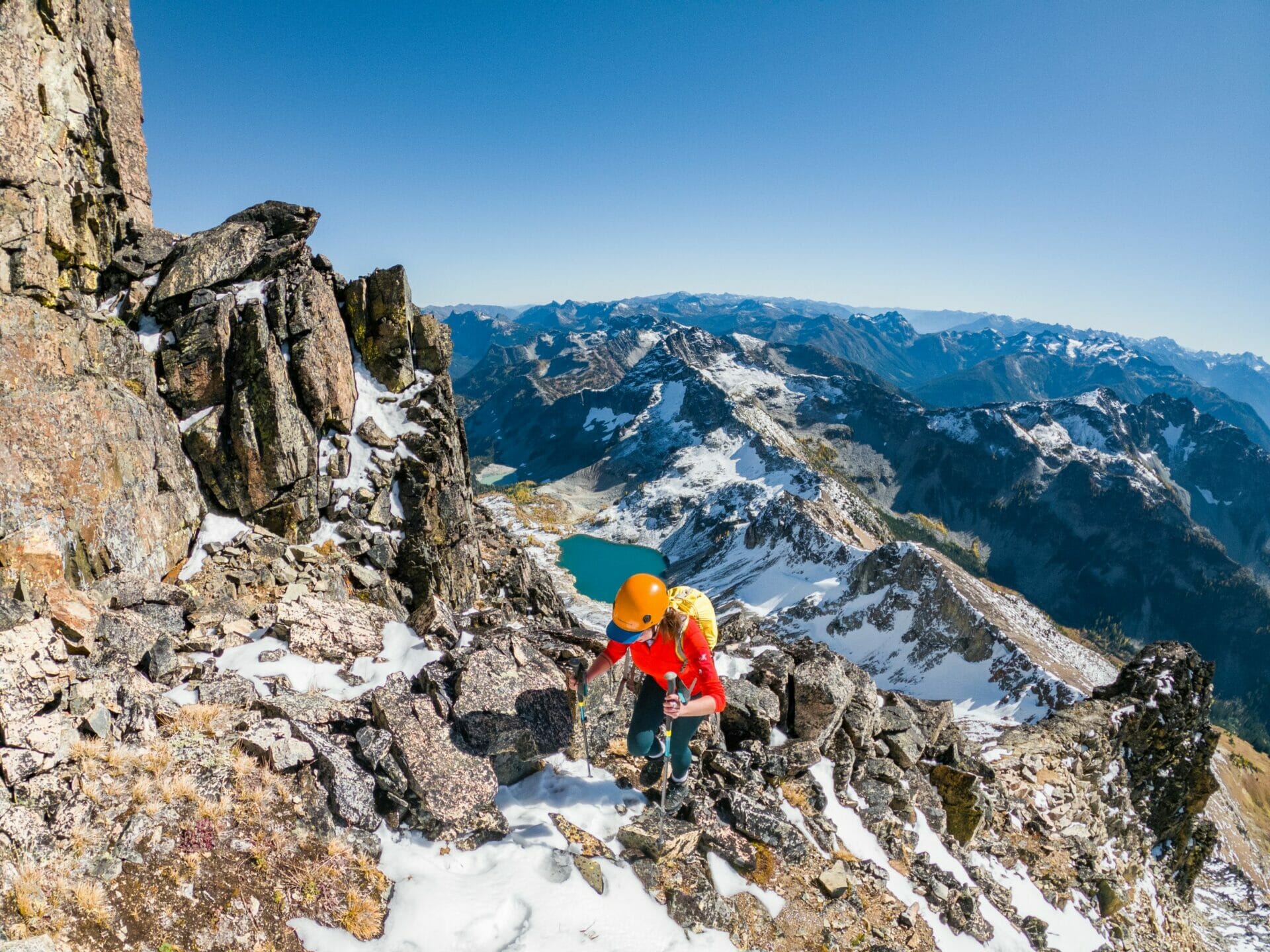 Maple Pass Loop Wing Lake Black Peak hiking