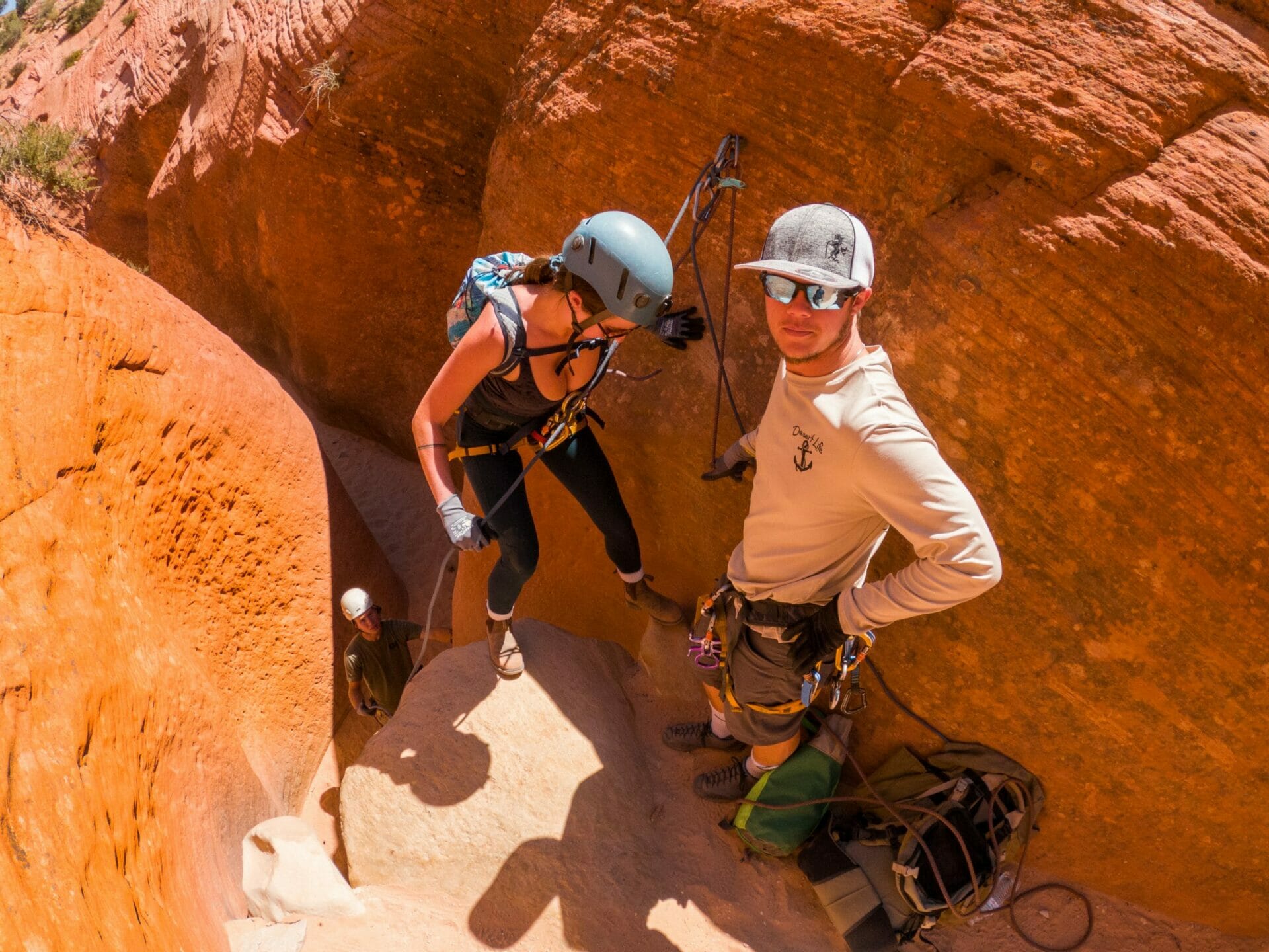 Canyoneering tour East Zion Experiences Utah Ladder Canyon