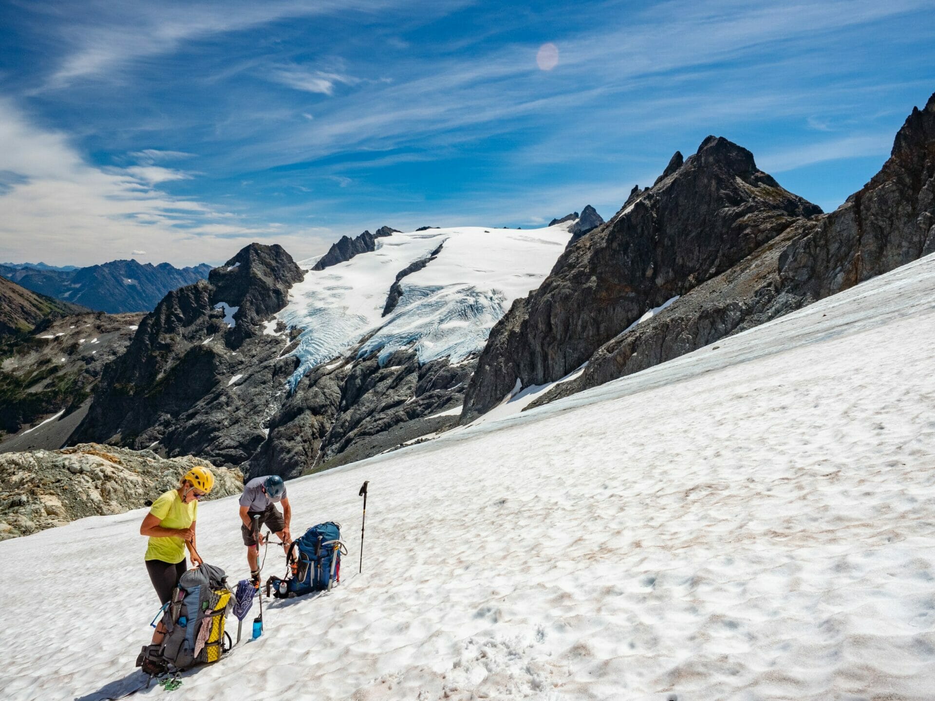 Ptarmigan Traverse North Cascades Glacier Peak mountaineering