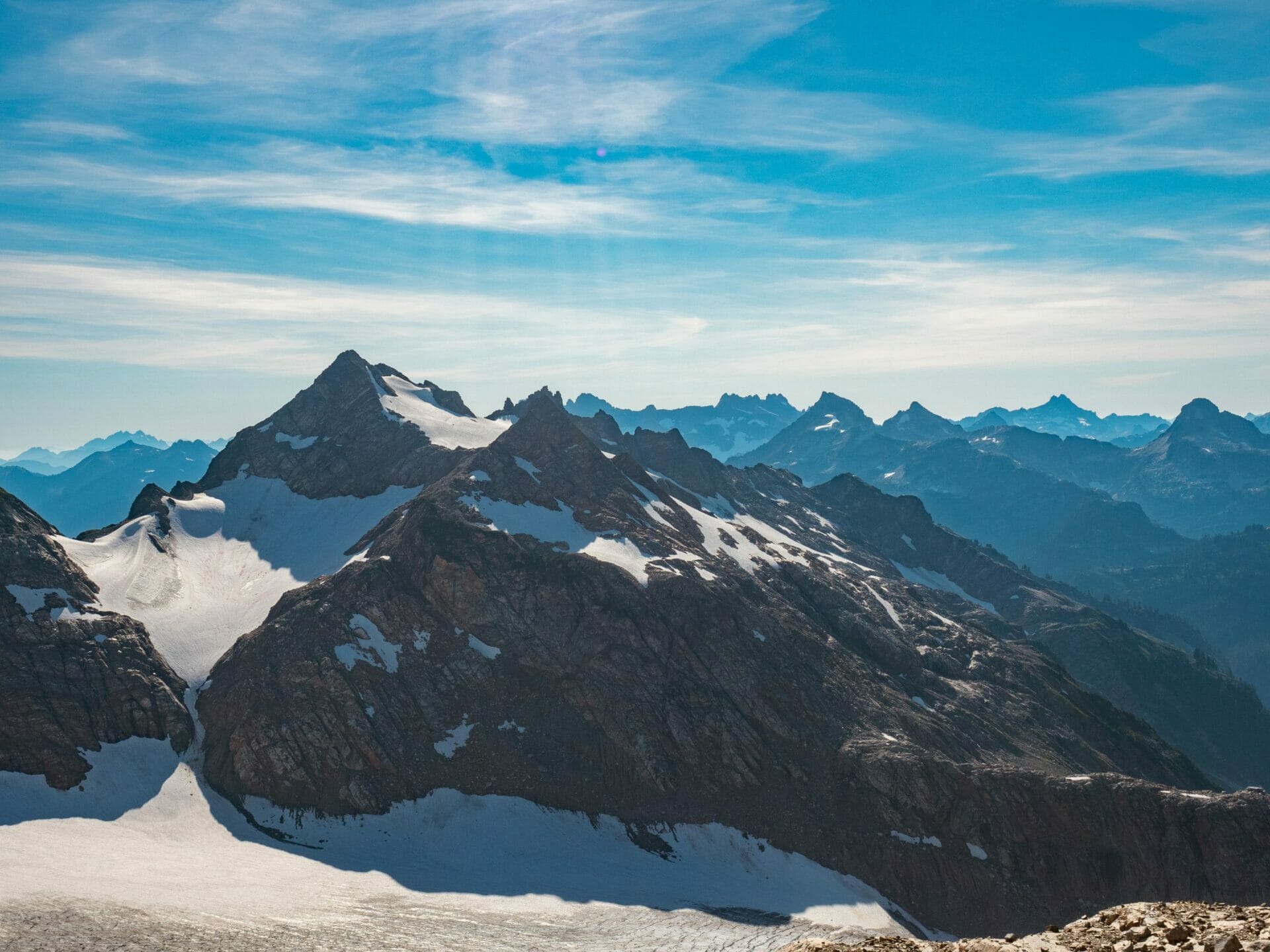 Ptarmigan Traverse North Cascades Glacier Peak mountaineering