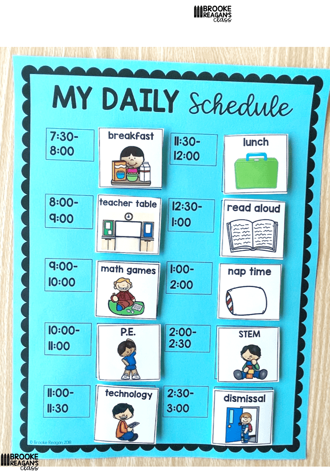 Using a Visual Schedule