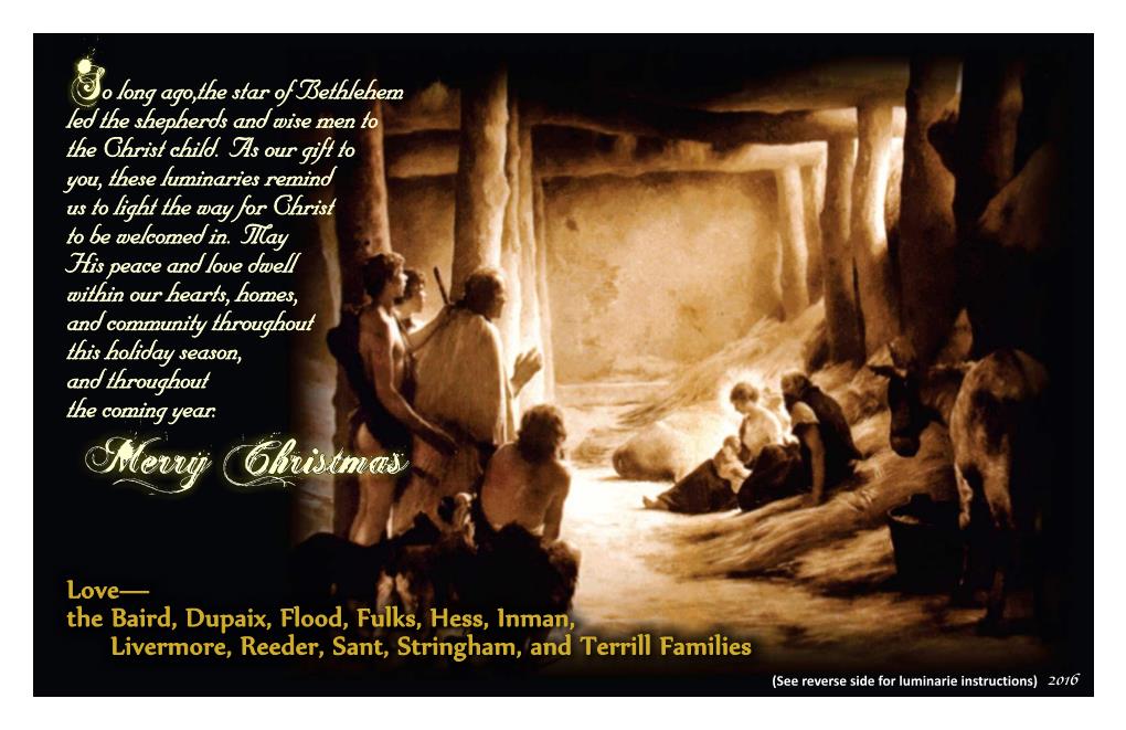 Christmas Tradition Luminaries Brooke Romney Writes
