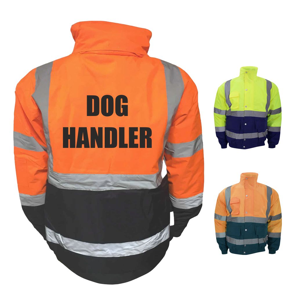 Security Dog Handler Two Tone Hi Vis Bomber Brook Hivis Cheap Price