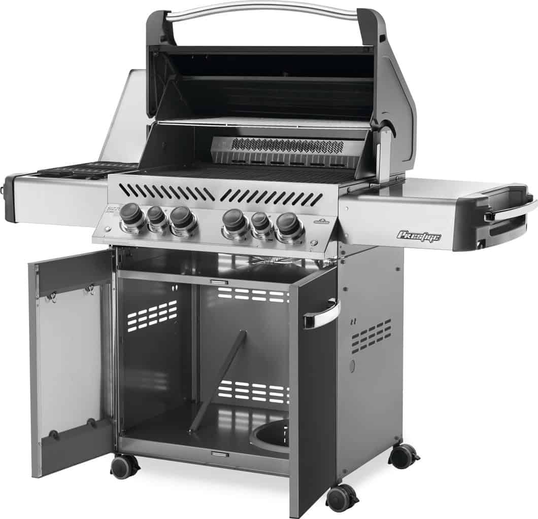 Napoleon Prestige 500 with Infrared Side and Rear Burners Charcoal