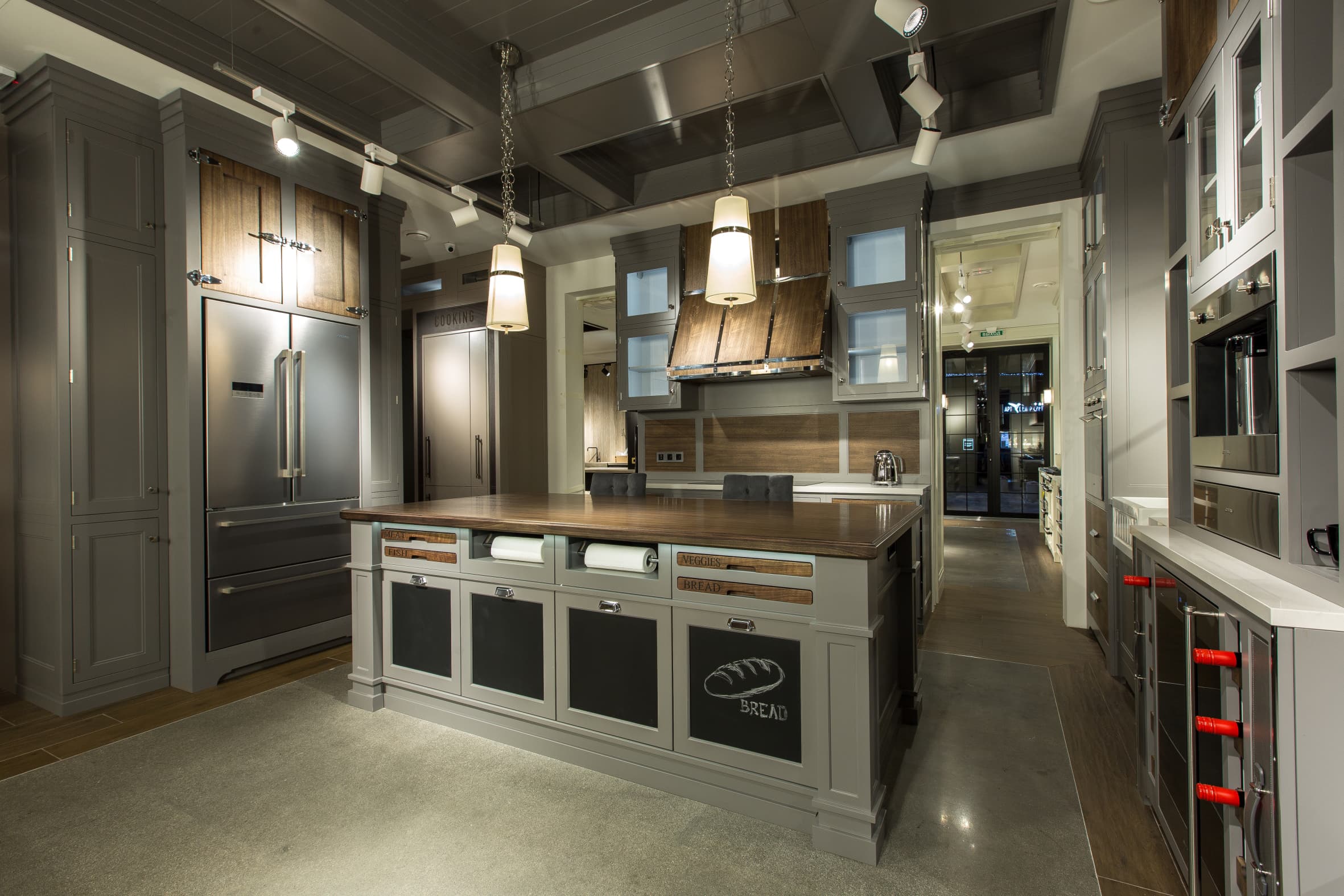 Дизайнерские кухни в американском стиле и столярные изделия Brooklyn