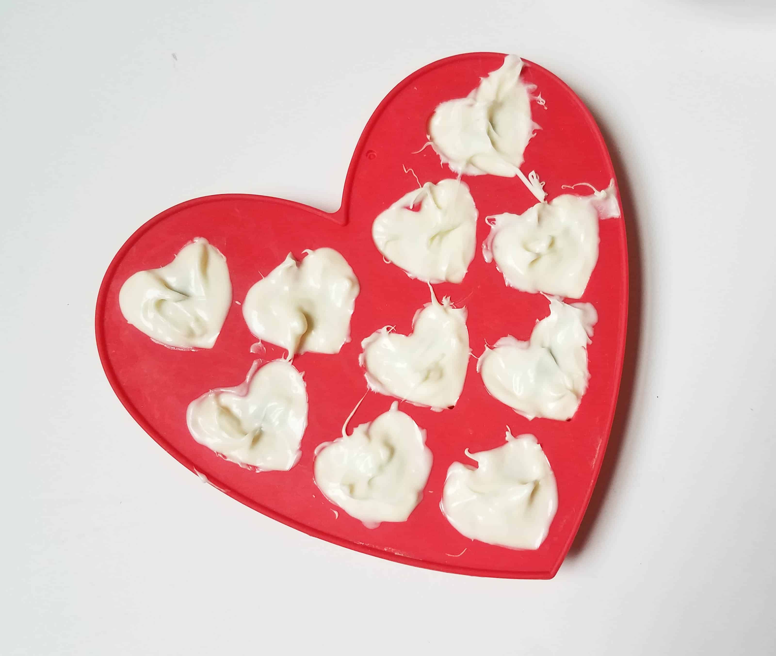 White Chocolate and Almond Heart Valentine's Day Treat