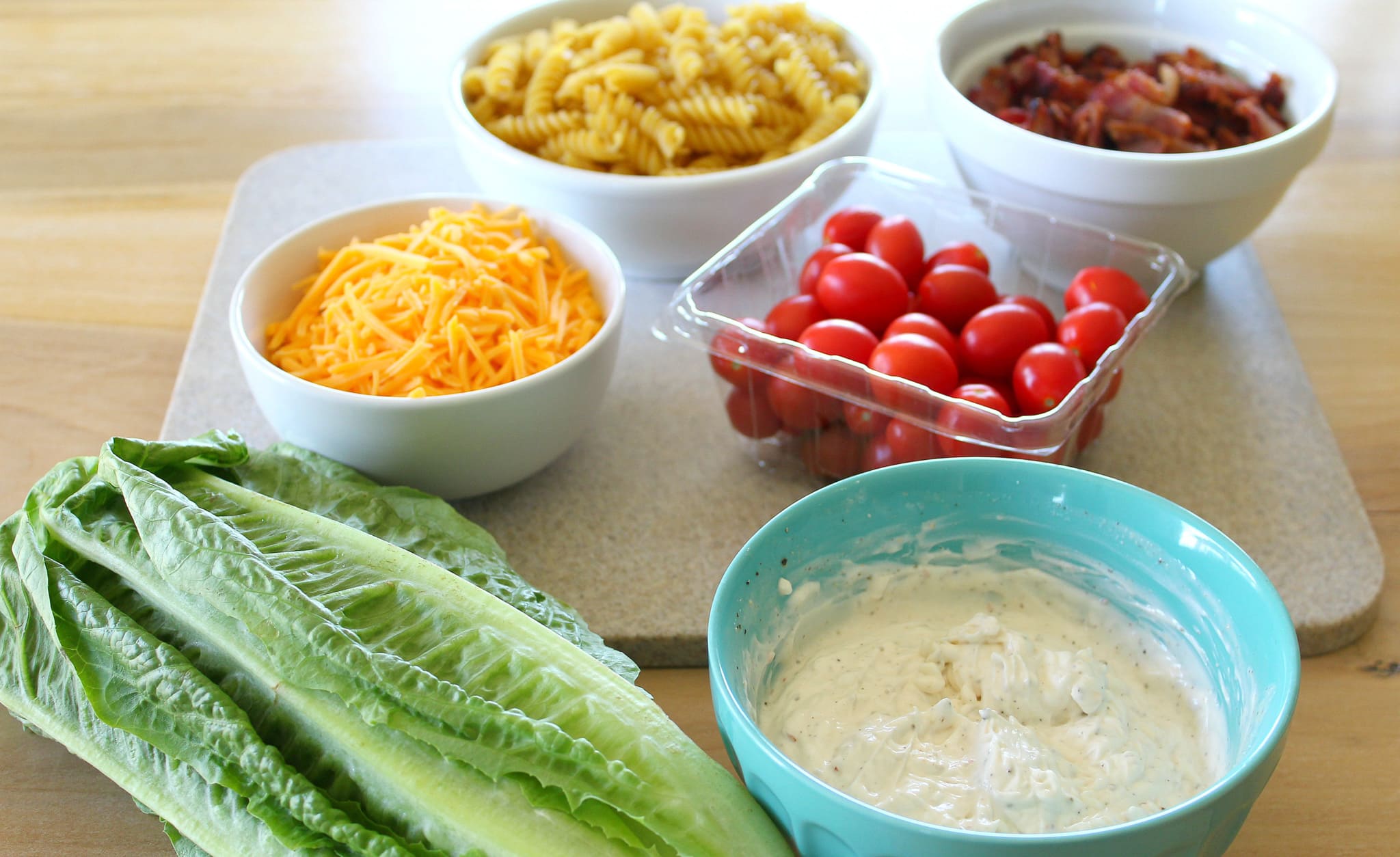 BLT Pasta Salad Ingredients Brooklyn Active Mama