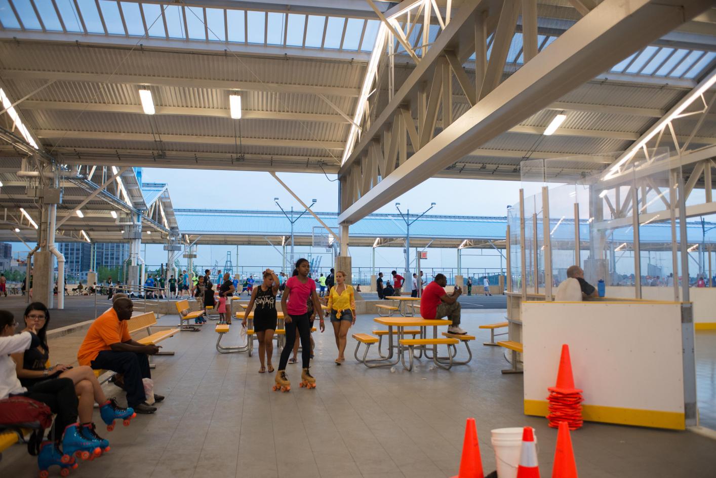 Roller Skating Brooklyn Bridge Park
