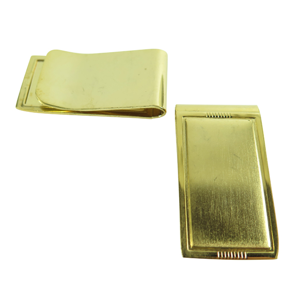 Large Gold Plated Money Clip Brooklyn Charm