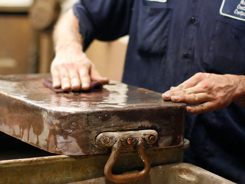 Retinning Brooklyn Copper Cookware