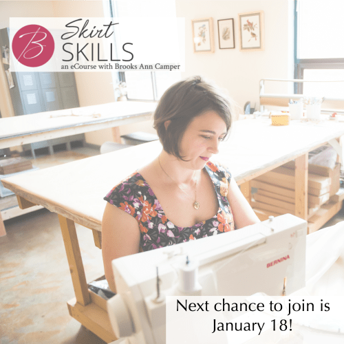 Underlining feature in Seamwork (and two students blog about Skirt