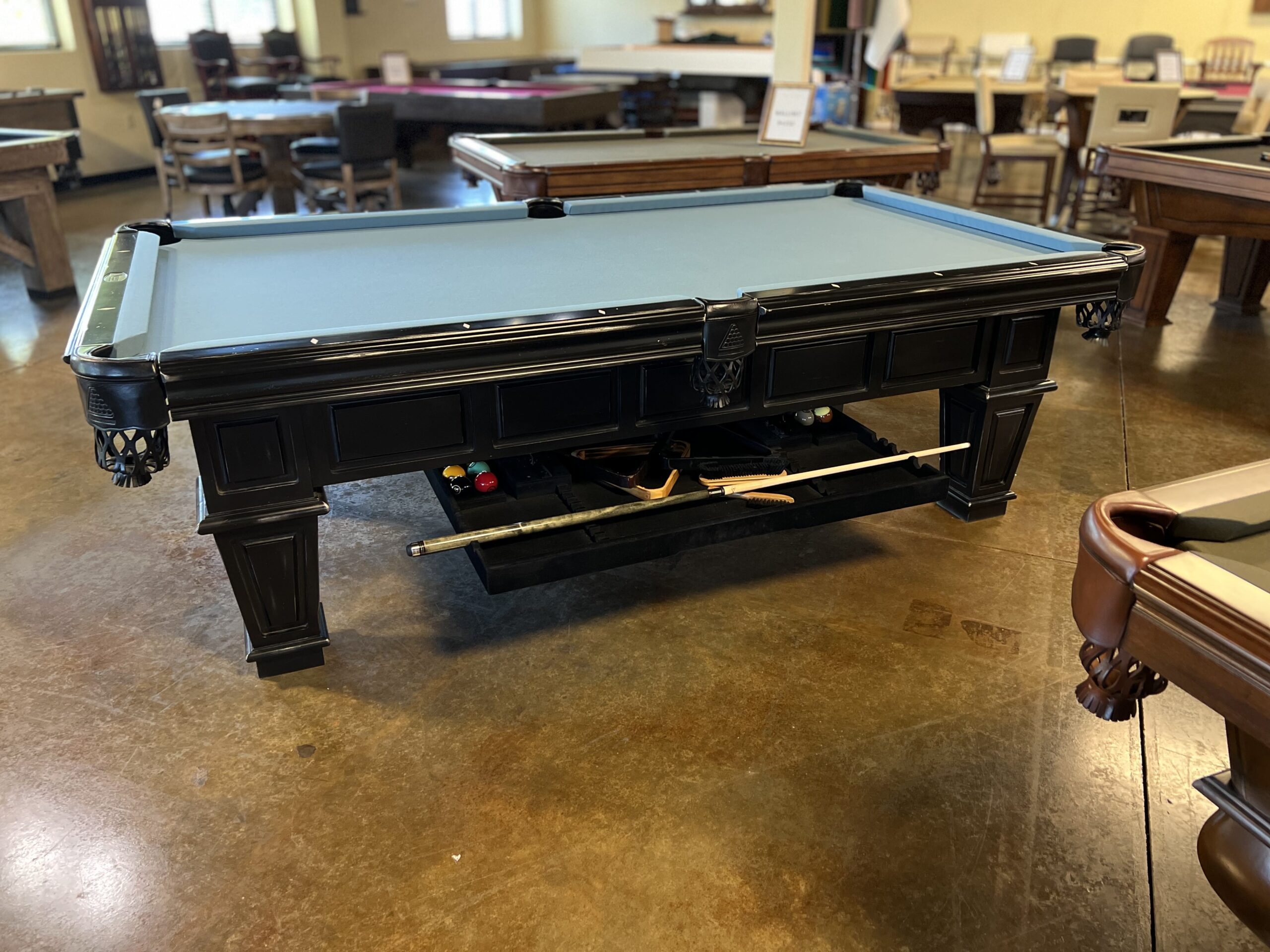 Wyatt 8′ Slate Pool Table by Legacy Billiards Brooks Billiards