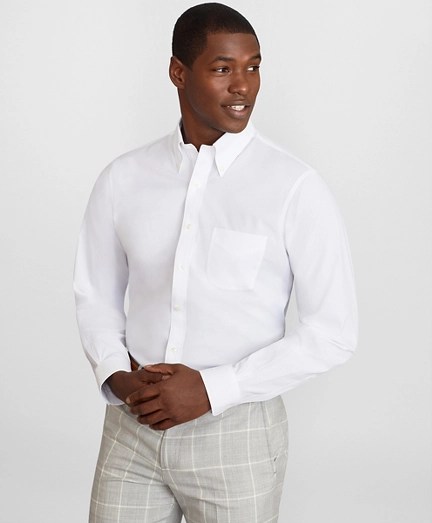 Regent Fitted Dress Shirt, Performance NonIron with COOLMAX®, Button