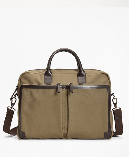 Canvas Briefcase Brooks Brothers