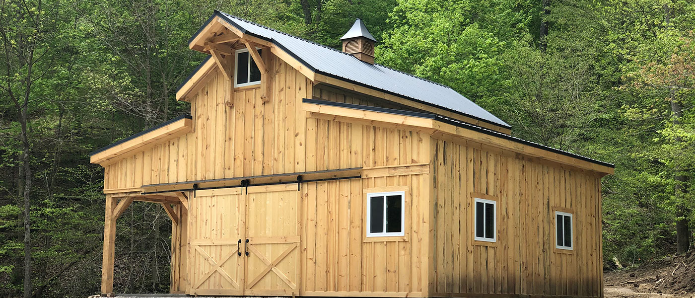 Timber Frame Barns Brookside Timber Frame