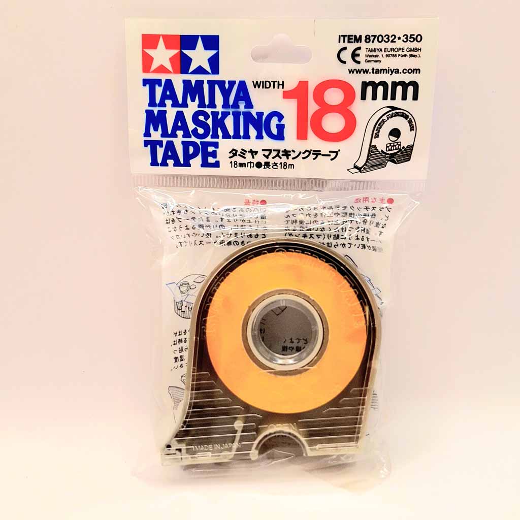 Tamiya 87032 18mm Masking Tape with Dispenser Brooks Models