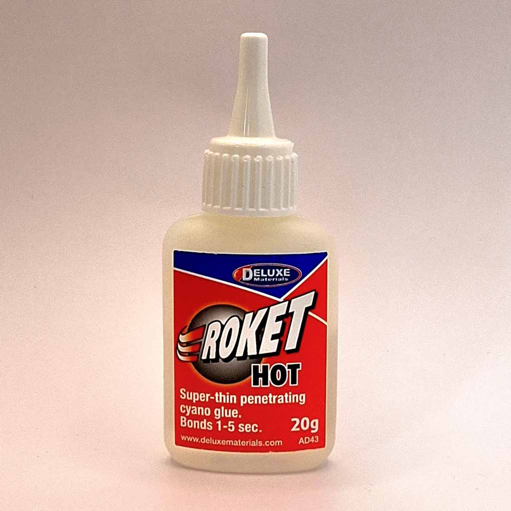 20g Roket Hot Cyano Adhesive Brooks Models