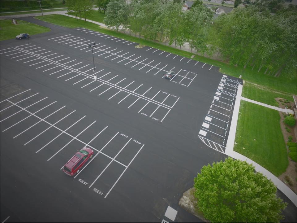 Photo Gallery Parking Lot Striping Brooks Striping, Inc.
