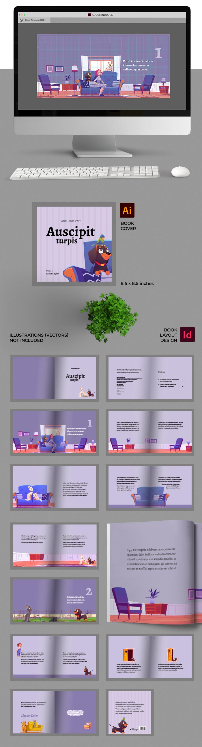 Children's Book Template for InDesign