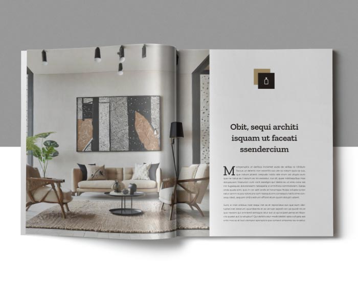 Coffee Table Book Template for InDesign