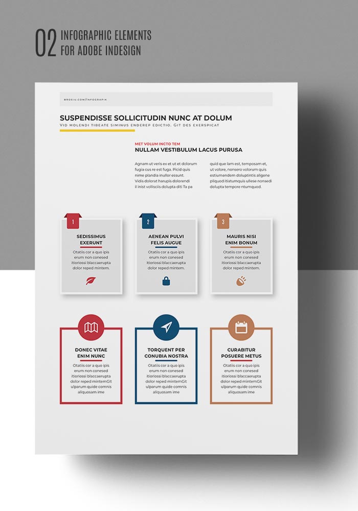 Free Infographic Elements for InDesign Bonus 1